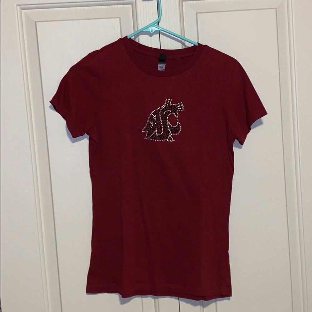 Maroon Bedazzled Women’s T-Shirt